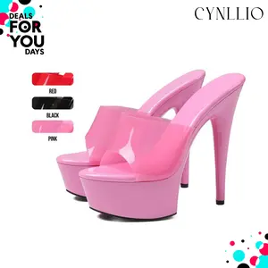 CYNLLIO  Womens Y2K High Heels Open Toe Dressy Stiletto Heeled Thick Insole Platform Sandals Slip On Fashionable Summer Pumps for Party Wedding Dayout Shoe Pleasers Heels Stripper Graduation Heels Deals For You Days