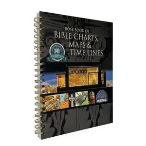 Rose Book of Bible Charts, Maps & Time Lines: 10th Anniversary Expanded Edition. Spiral-Bound Christian Reference Guide for Visual Bible Study, Includes Historical Maps & Theology Timelines. Scripture