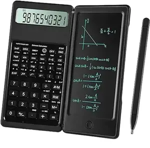 Math Calculator with Notepad for Middle High School & College, Scientific Calculators for Students, 10-Digit Large Screen
