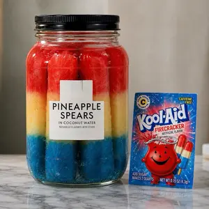Firecracker Popsicle | Viral Kool-Aid Pineapples