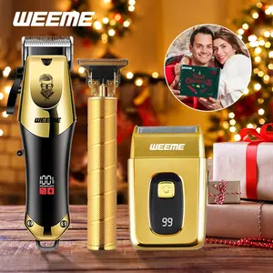 Weeme Electric Hair Trimmer for Men, Professional USB Charging Beard & Nose Hair Trimmer, T-Shape Blade Shaver, Holiday Gift for Boyfriend, Cordless Trimmers