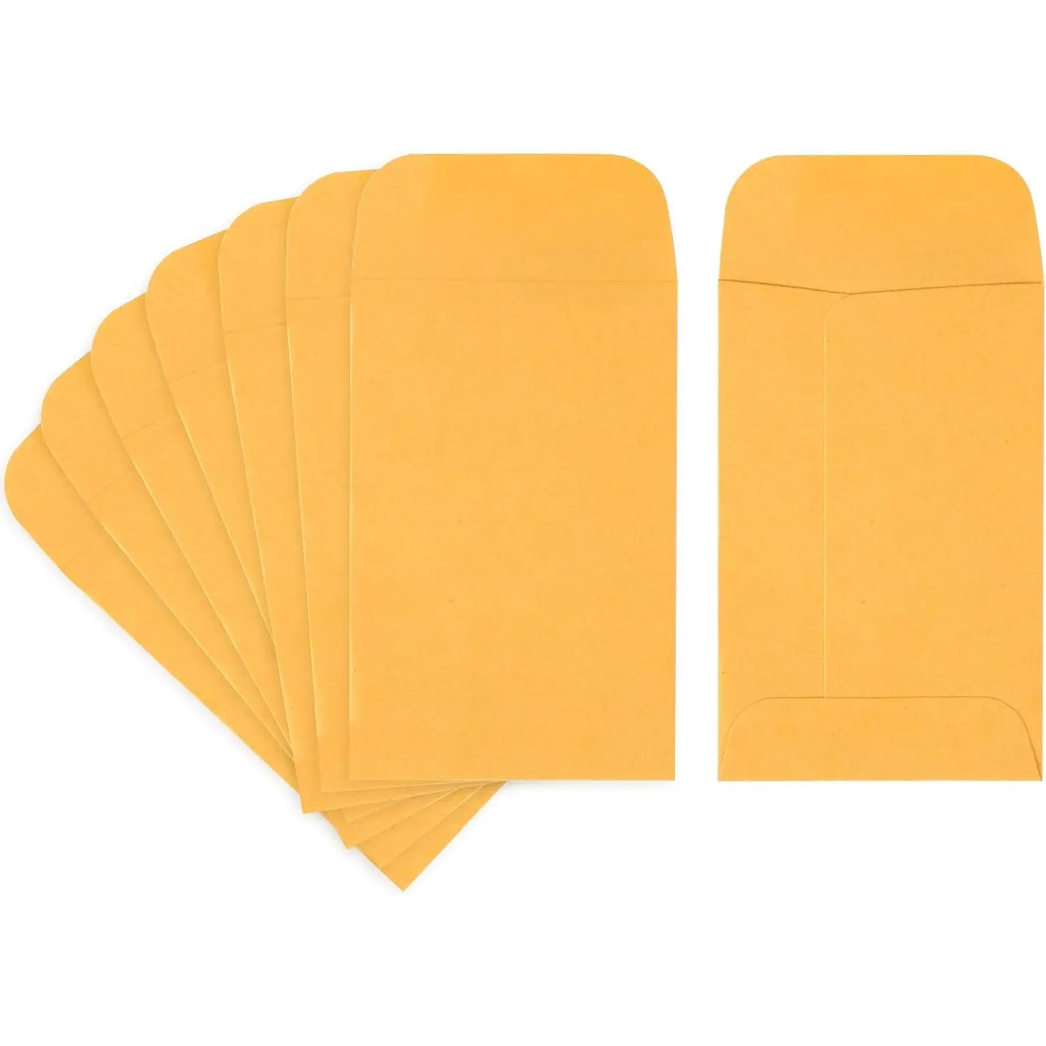 No.1  Envelopes 2.25x 3.5 Small Parts Envelope with Gummed Flap for , Garden or Office Use, Brown  Seed Envelopes 1000 per Box