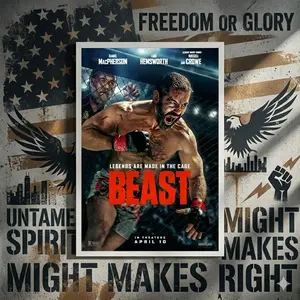 Movie Poster- Beast (2026)| Canvas Poster| Wall Art| Collage Art| Poster Unframed| Vintage Poster| Printing| Poster Gift