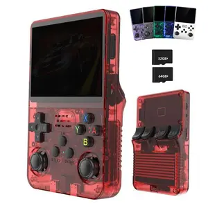 R36s Handheld Retro Game Console, 1 Count Portable Pocket Game Console with 3.5-inch IPS Screen, Handheld Gaming Console, Linux System Game Console Support 10000+ Games, Gaming Items, Gaming Products