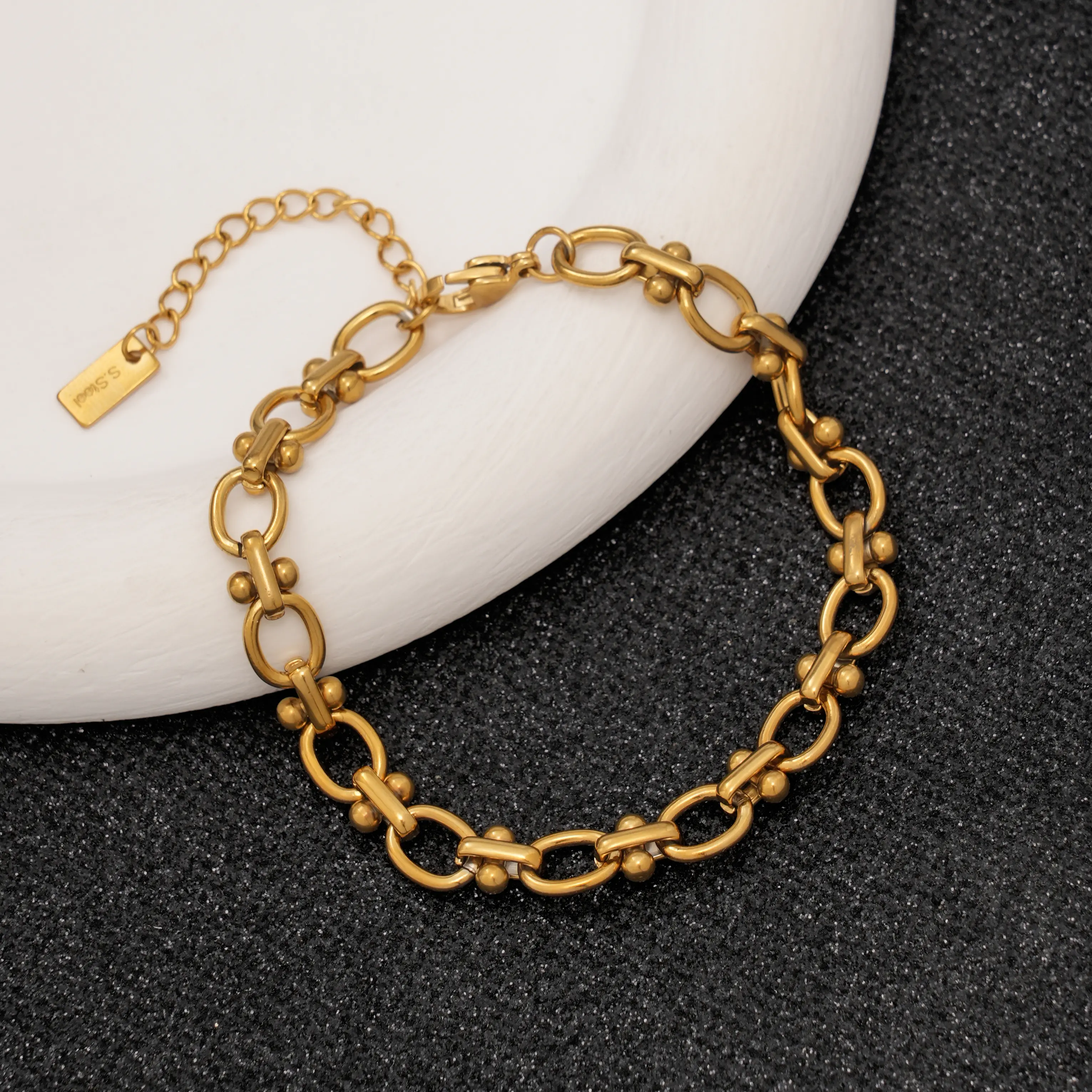 1pcs Fashionable and popular gold and silver plated jewelry
