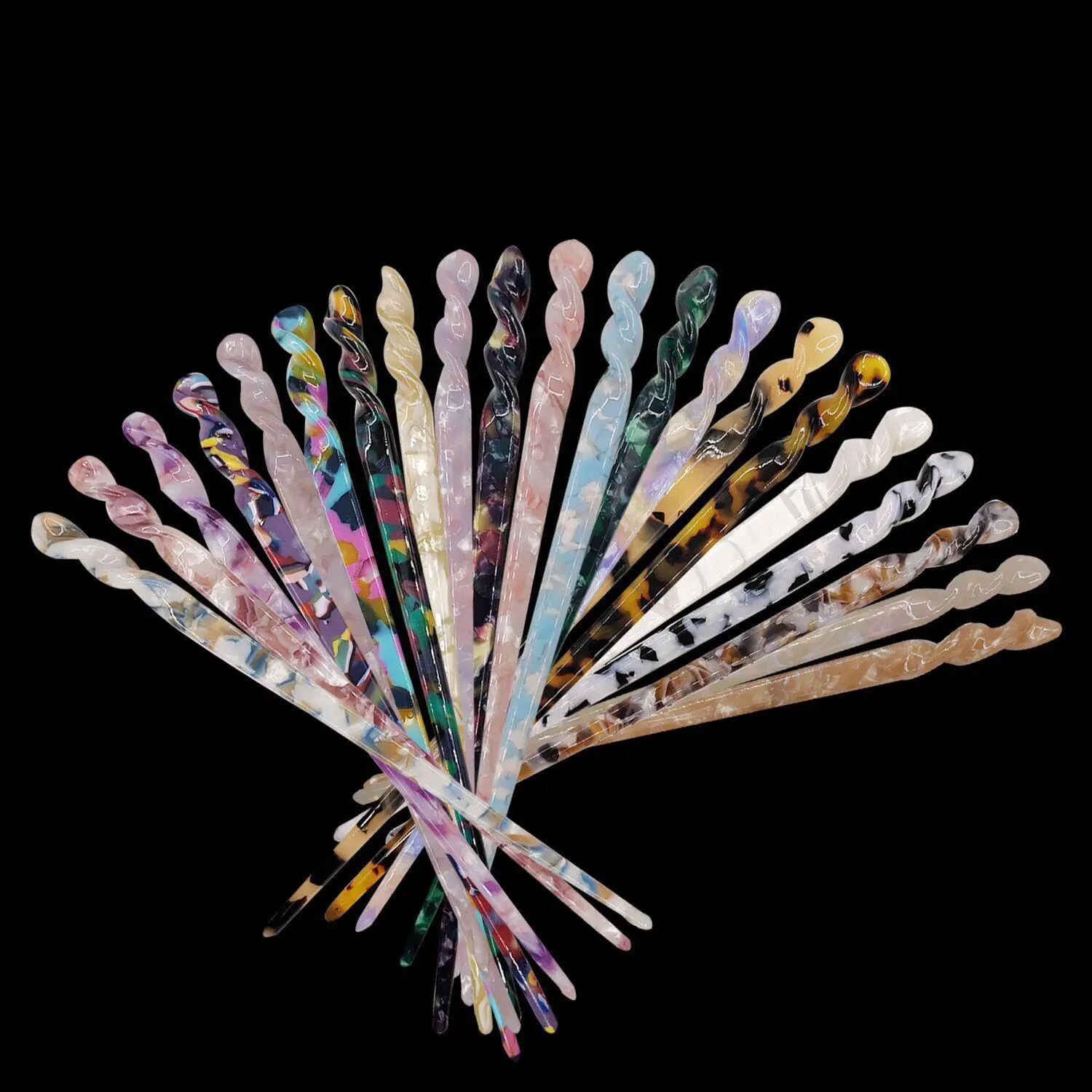Vintage Hair Sticks Hair Pins Retro Hairpins Disk Hair Sticks Chinese Japanese Hair Chopsticks Tortoise Shell Leopard Print Hair Sticks Pins Picks Carved Long Fork Pen Hairpins Clips Barrettes for Bun Chignon Decorative Hair Accessories for Women
