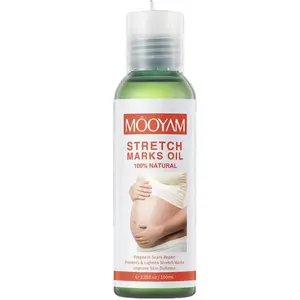 MOOYAM Stretch Marks Oil - 100% Natural 100ml for Pregnant Scars Repair Prevents & Lightens Stretch Marks Improves Skin Dullness
