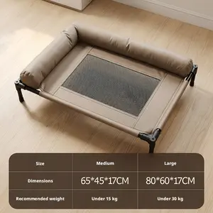 Elevated Pet Bed for Cats, All-Season Universal Pet Nest with Removable and Washable Design