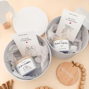 Godparent Proposal Gift Box – Will You Be My Godmother Candle Gift