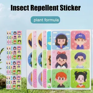 Animal Insect Repellent Sticker,Cute Animal Design,Sticks toClothes,Backpacks,Chairs,Preserves Effectiveness When Sealed.