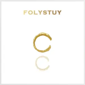 FOLYSTUY (YNZ45) – 9mm Modern Ring Unique, Fashionable, Statement, Versatile, Radiant