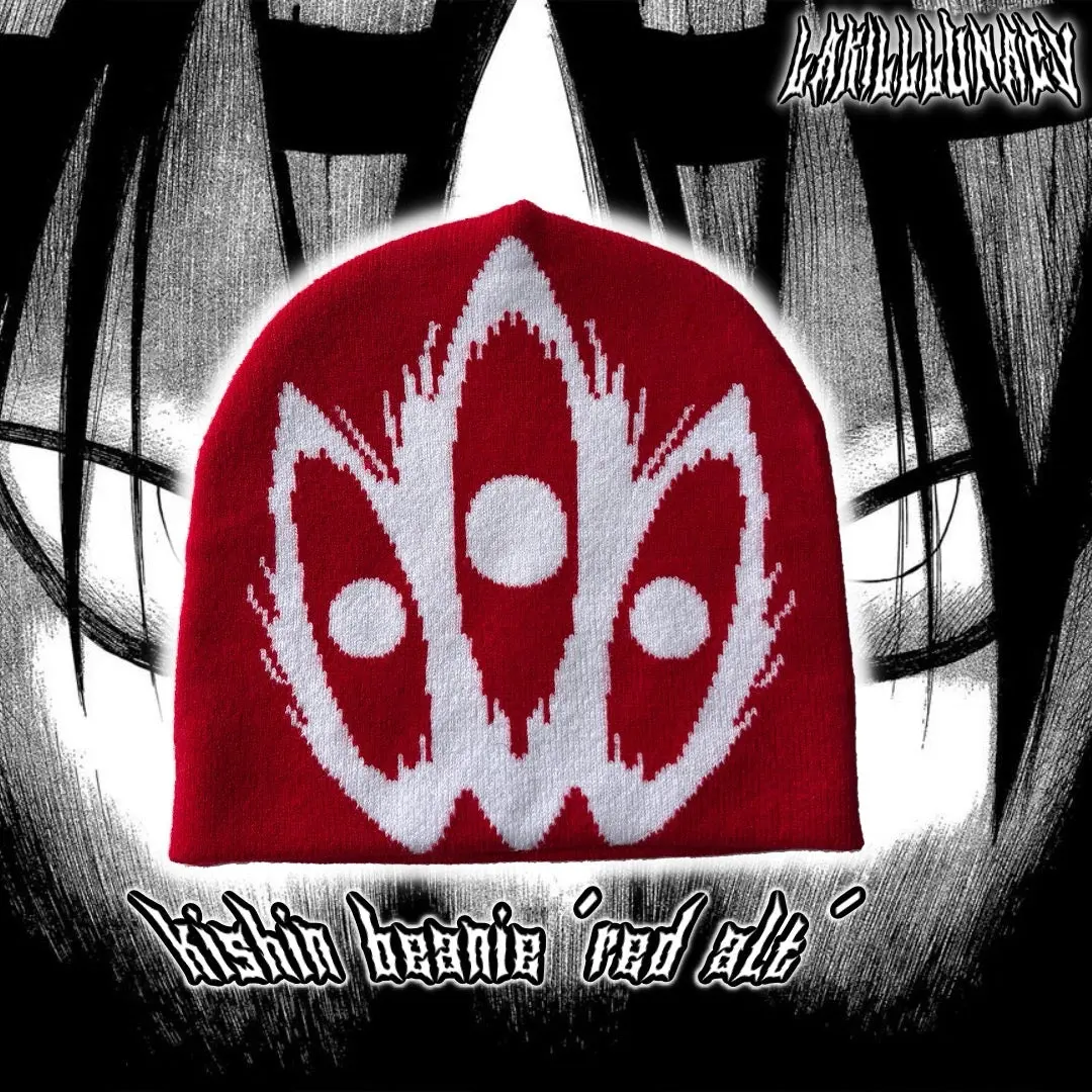 Kishin Beanie 'Red Alt'