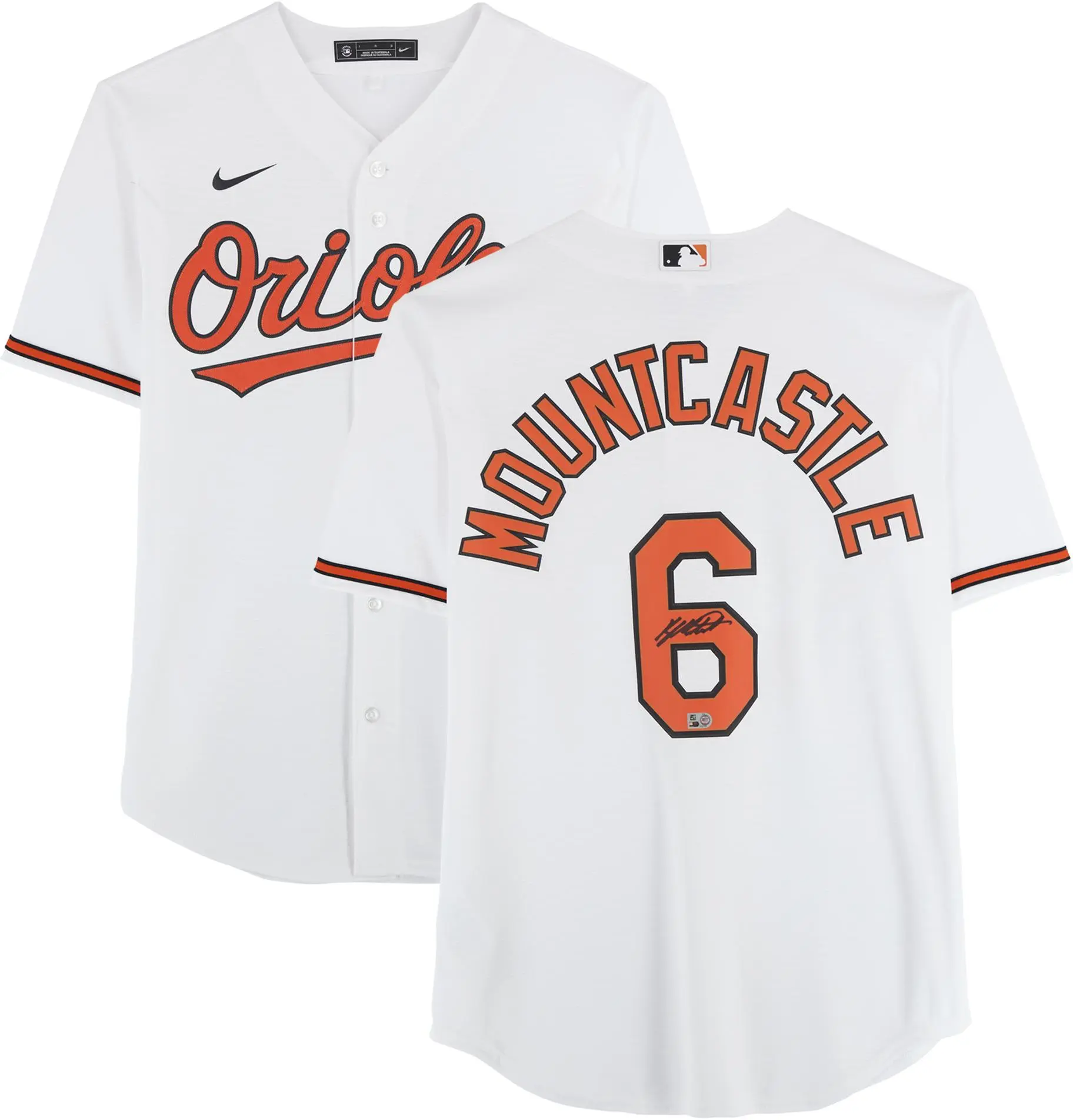 Ryan Mountcastle Baltimore Orioles Autographed White Nike Replica Jersey - Fanatics Authentic Certified