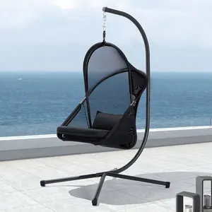 Maui Floating Hanging Indoor Outdoor Mesh Swing Chair