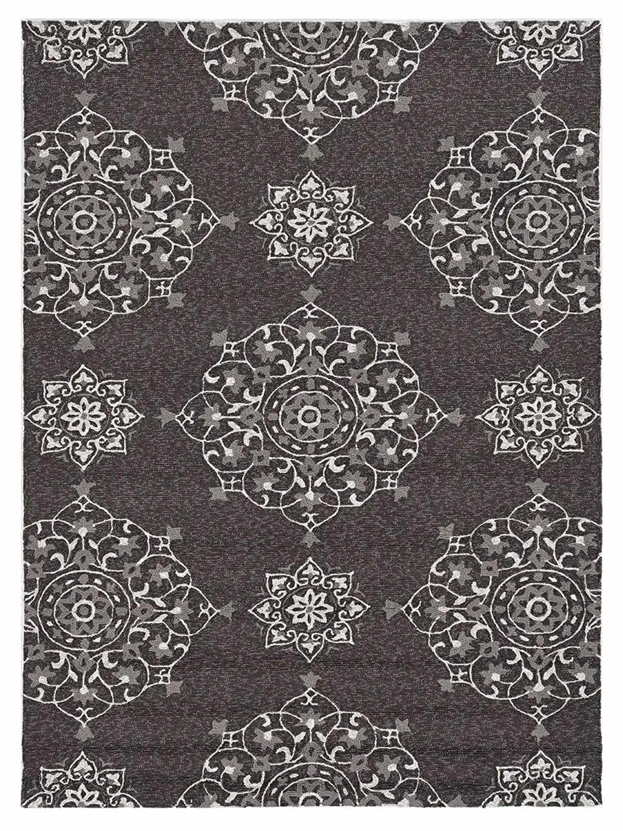 Kas Harbor 4207 Charcoal  Transitional Knotted Rug