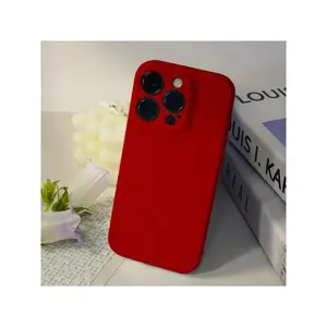 A Vibrant Red Ultra-Slim Matte Phone Case Designed For Various  Models, Featuring A Durable Hard Shell That Offers Drop Protection And Resists Yellowing.Ideal As A Gift For Both Men And Women During The New Year And Christmas Holidays.