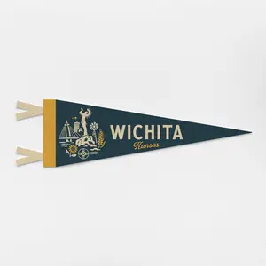 Wichita Kansas Felt Pennant