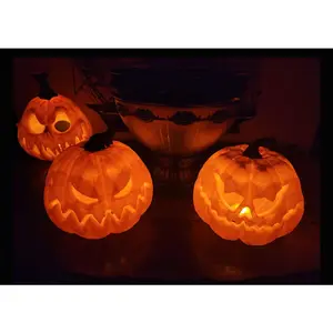 Halloween Candle Pumpkins