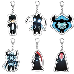 Anime Solo Leveling keychains charms Sung Jinwoo and Shadows