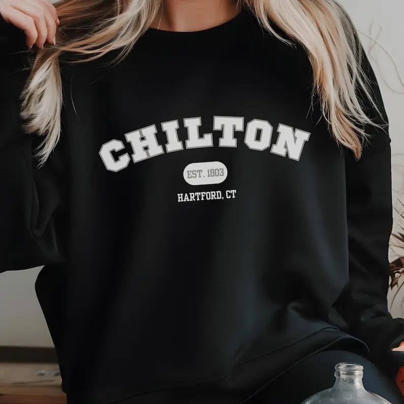 Chilton School Gilmore Girls Crew Sweatshirt Gilmore Girls Stars Hollow Sweater TV show