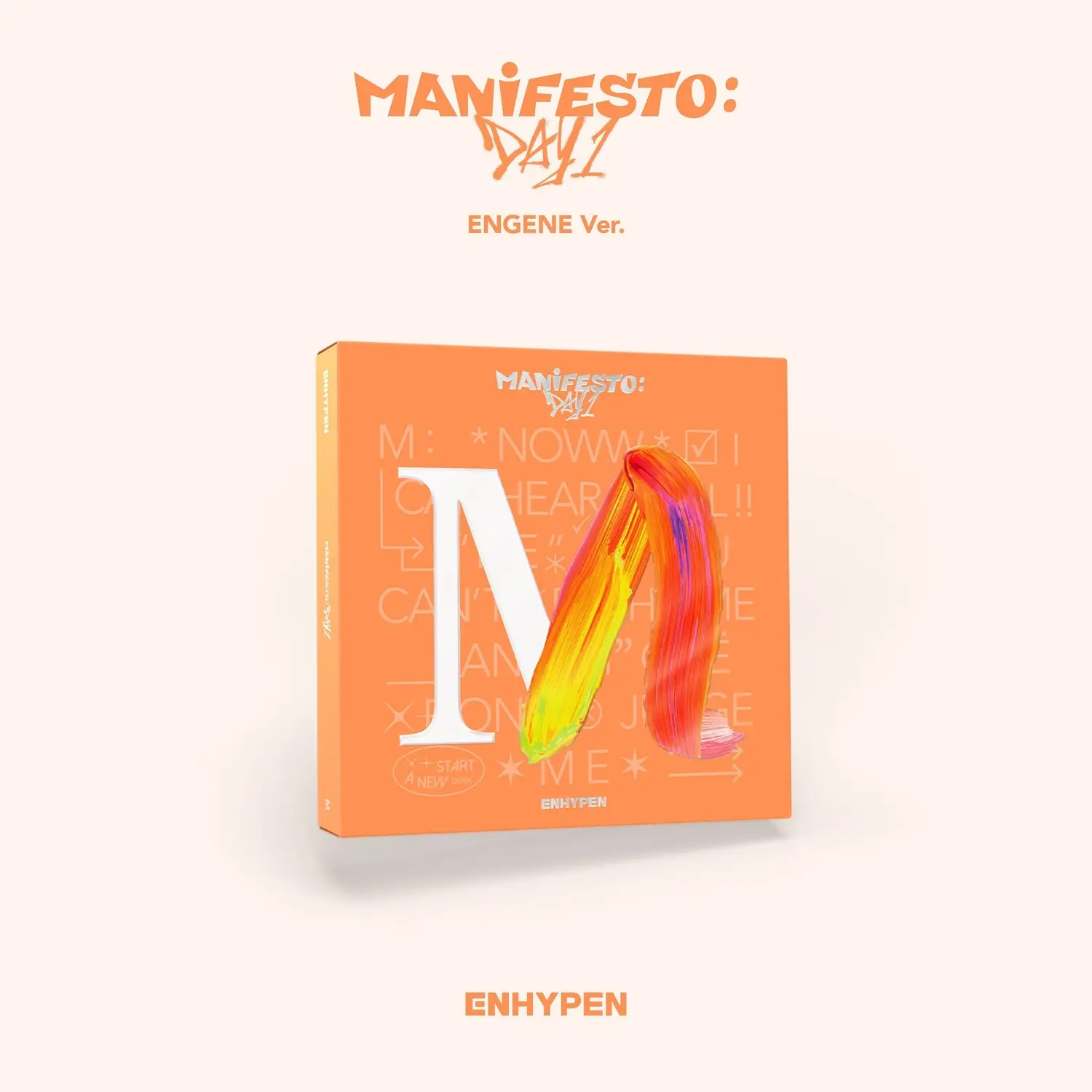 ENHYPEN - MANIFESTO : DAY 1 [M : ENGENE Ver.]  [COMPACT DISC - CD] Photo Book, Photos, Poster, Stickers