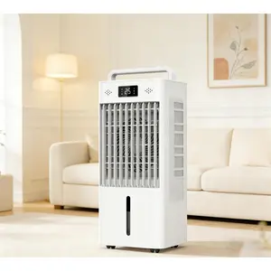 Gaomon 2.6Gal Portable Air Conditioners, 3-in-1 Swamp Cooler with HEPA Filter, Remote Control, 6 Speeds & 3 Modes, Evaporative Air Cooler with Ice Packs & Wheels for Bedroom & Office