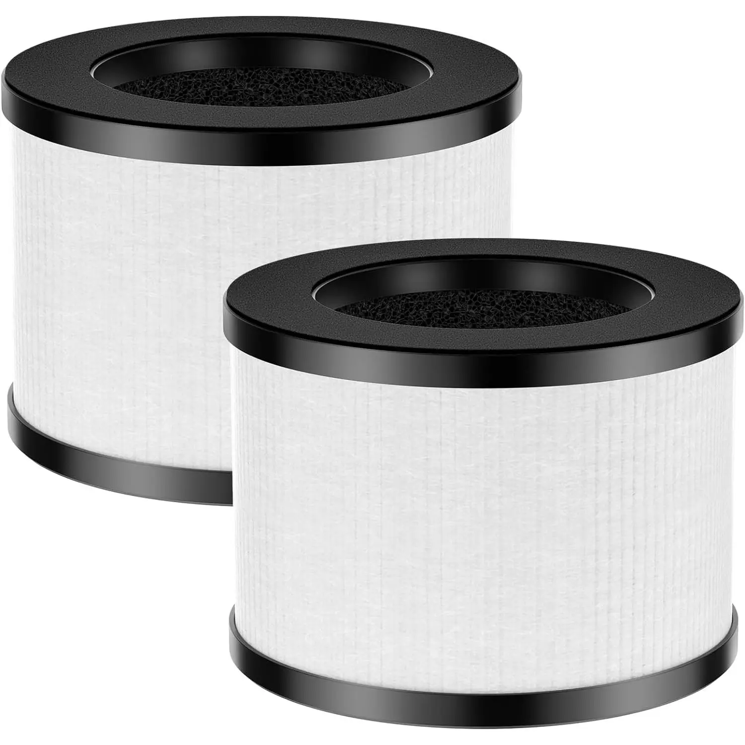 2 Pack TZ-K1 Replacement Filter Compatible with ToLife TZ-K1 Air Puri-fier, FreAire KN6391, and AROEVE MK01 MK06, 3-in-1 H13 HEPA Filter, Activated Ca