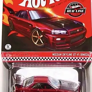 RLC Skyline GT-R (BNR34) 2024 Nissan Skyline R34 Red Model Car Toy, Toys
