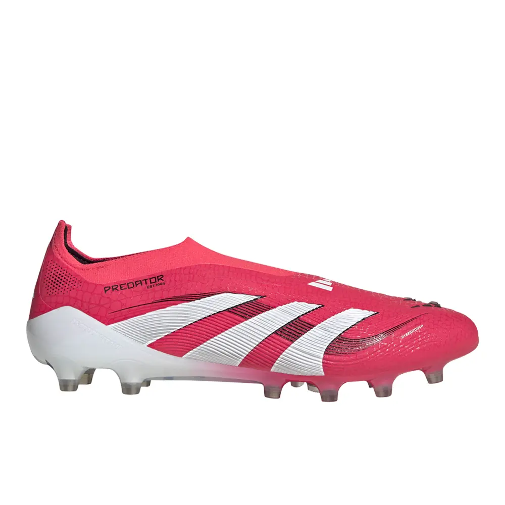 adidas Mens Predator Elite Laceless Artificial Grass Soccer Cleats - Red adidas Mens Predator Elite Laceless Artificial Grass Soccer Cleats - Red