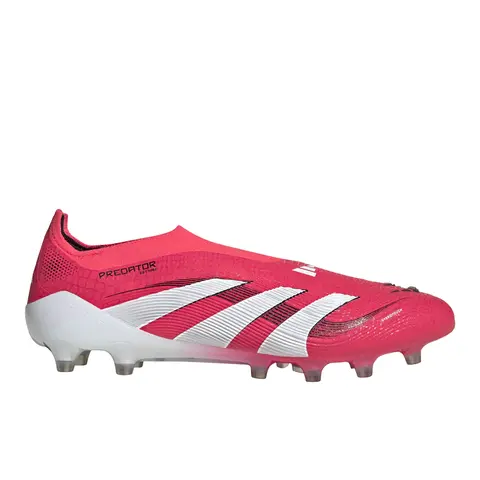 adidas Mens Predator Elite Laceless Artificial Grass Soccer Cleats  - Red