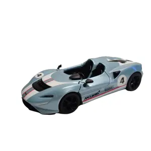 KINSMART McLaren Elva 1:36 Scale Die Cast Model Toy Car Livery Edition 657350561356 Blue with Sleek Design and Door Openable Feature