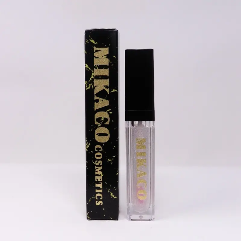 MIKACO LED Mirror Purse Essential - Color-Changing Hydrating Shine (Strawbaby)
