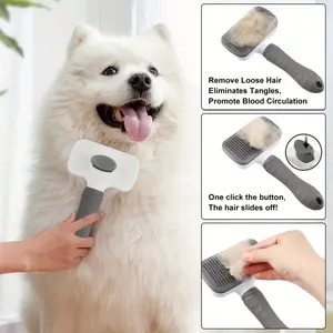 Pet Grooming Brush for Cats & Dogs, Efficient Fur Removal Tool, Soft Bristles Design, Ideal for Daily Pet Care Routine