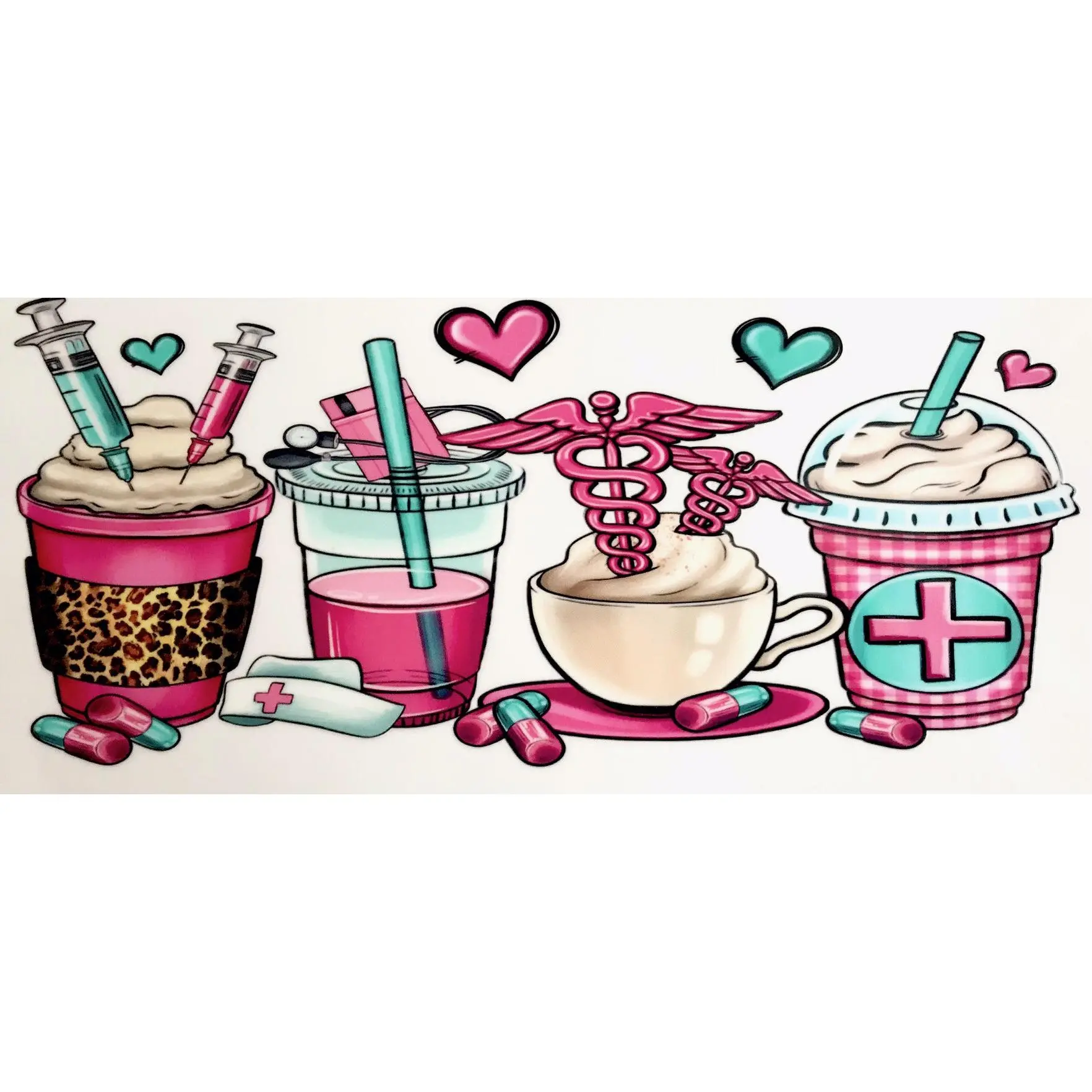 16 oz UV DTF Cup Wraps