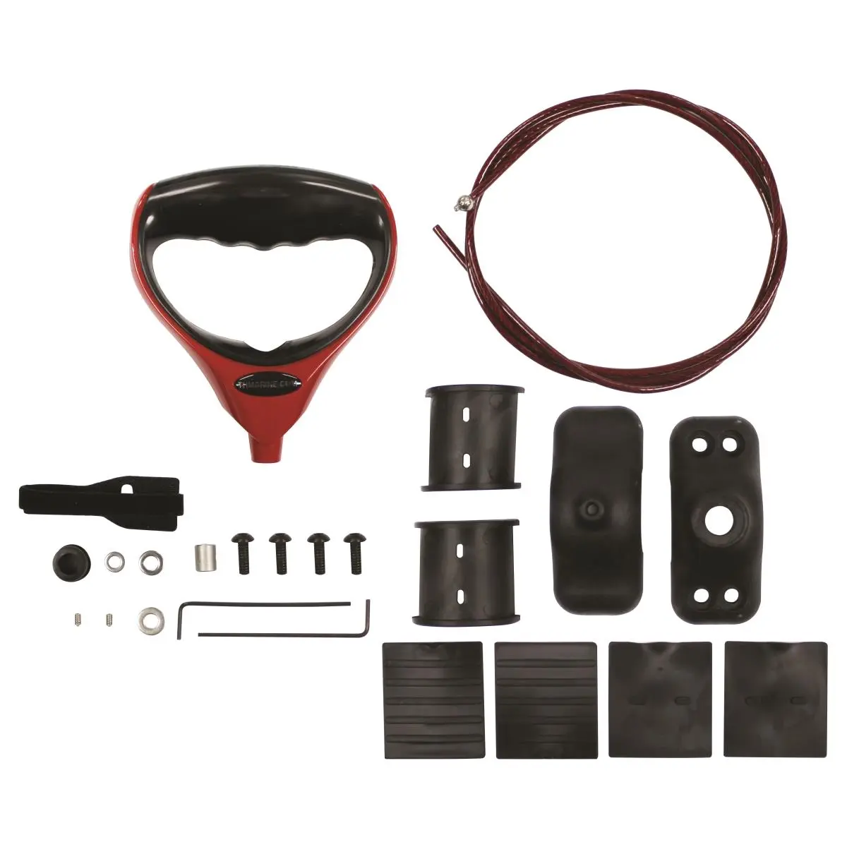 T. H. Marine G-Force Trolling Motor Replacement Handle and Cable - Rugged Stainless Steel Lift System, Nylon Jacket, Comfortable Cushioned Grip, Lift/Release Function for Boaters' Water Sports Trolling Motor Accessories