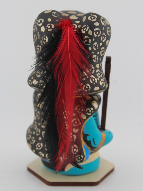 Handcrafted Mexican Chinelin Collectible Mayan God Figures - Tlaloc, Tezcatlipoca, Quetzalcoatl