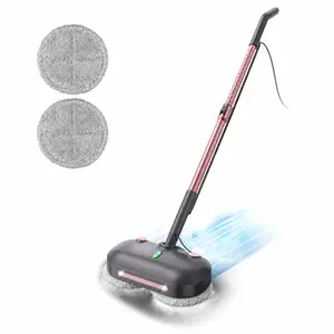 F6 Scrubbing Steam Mop with Electric Brush, 284℉ Steam & High-Speed Rotating Pads, LED Headlights, Safe for Hardwood/Laminate/Tile/Marble Floor