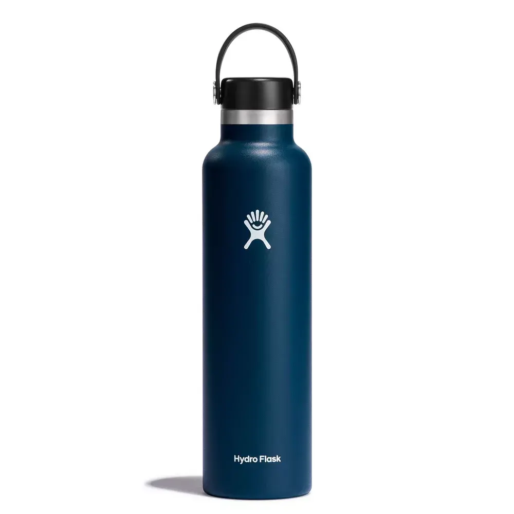 Hydro Flask 24oz Standard Mouth Bottle - Indigo: Vacuum-Insulated Leakproof BPA-Free