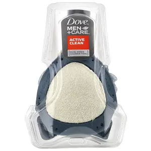 Dove Men + Care™, Active Clean, Dual Sided Shower Tool, 1 Count