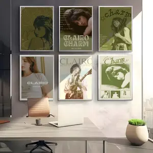 Charm Singer C-Clairo Poster HD Waterproof Unframed Art Print for Home, Bar & Café Decor | Fade-Resistant, Non-Sticky, Vibrant DIY Wall Print Perfect Decorative Poster for Office & Living Room
