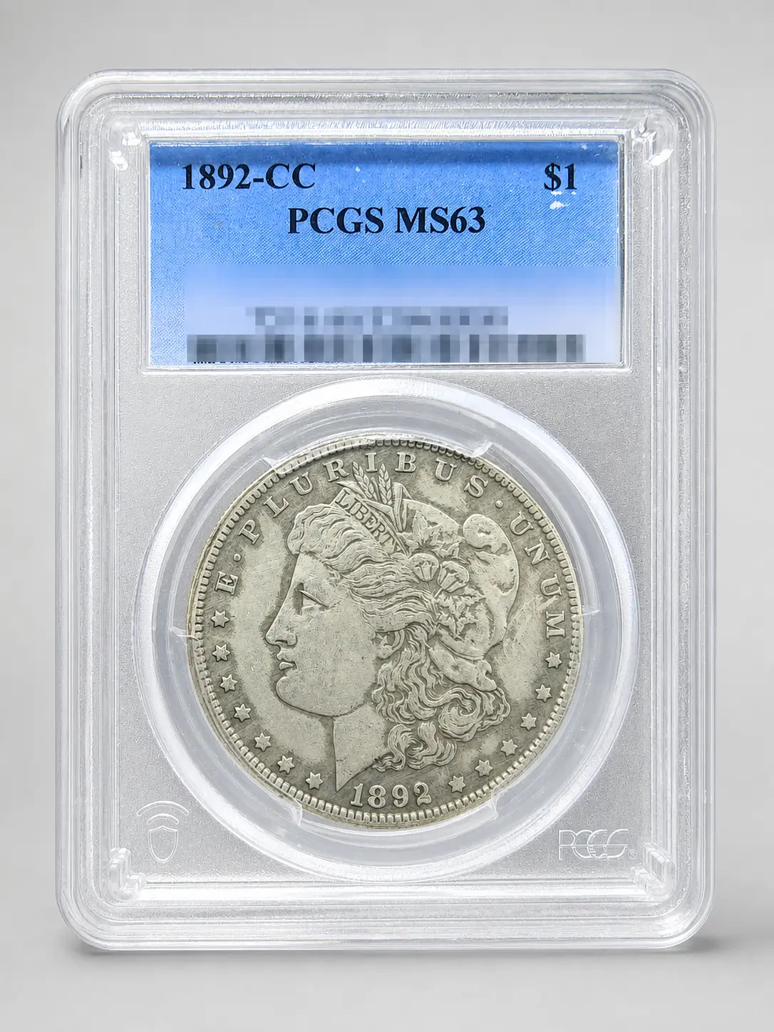 PCGS Encapsulated 1892-CC Morgan Collectible | Carson City Heritage Edition