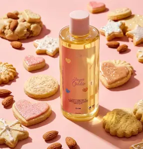 Suga Cookie Body Nectar - Silky, Sunflower Blend Fragrance - Long Lasting Hydrating Nectar in Yellow Tube