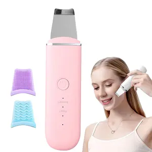 【1PCS】Scraping machine，high frequncy vibiation，Skin scrub, facial scrub, skin care scrub, deep facialcleansing tool，4 modes, skin scraper, stainless spatula，Portable Home Skin Care Tools，holiday gifts，for boys and girls Skin Care，holiday gift