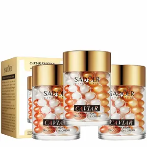 180g Caviar Tight Eye Cream - 24K Gold & Retinol Anti-Wrinkle Treatment with Collagen - Reduces Dark Circles, Puffiness & Fine Lines - Firming & Hydrating Eye Care