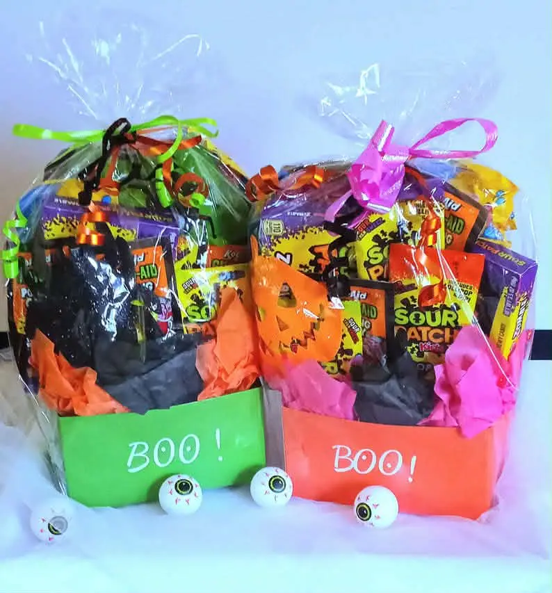 Kids Halloween BOO Box, Festive Party Gift Box for Home Party Supplies