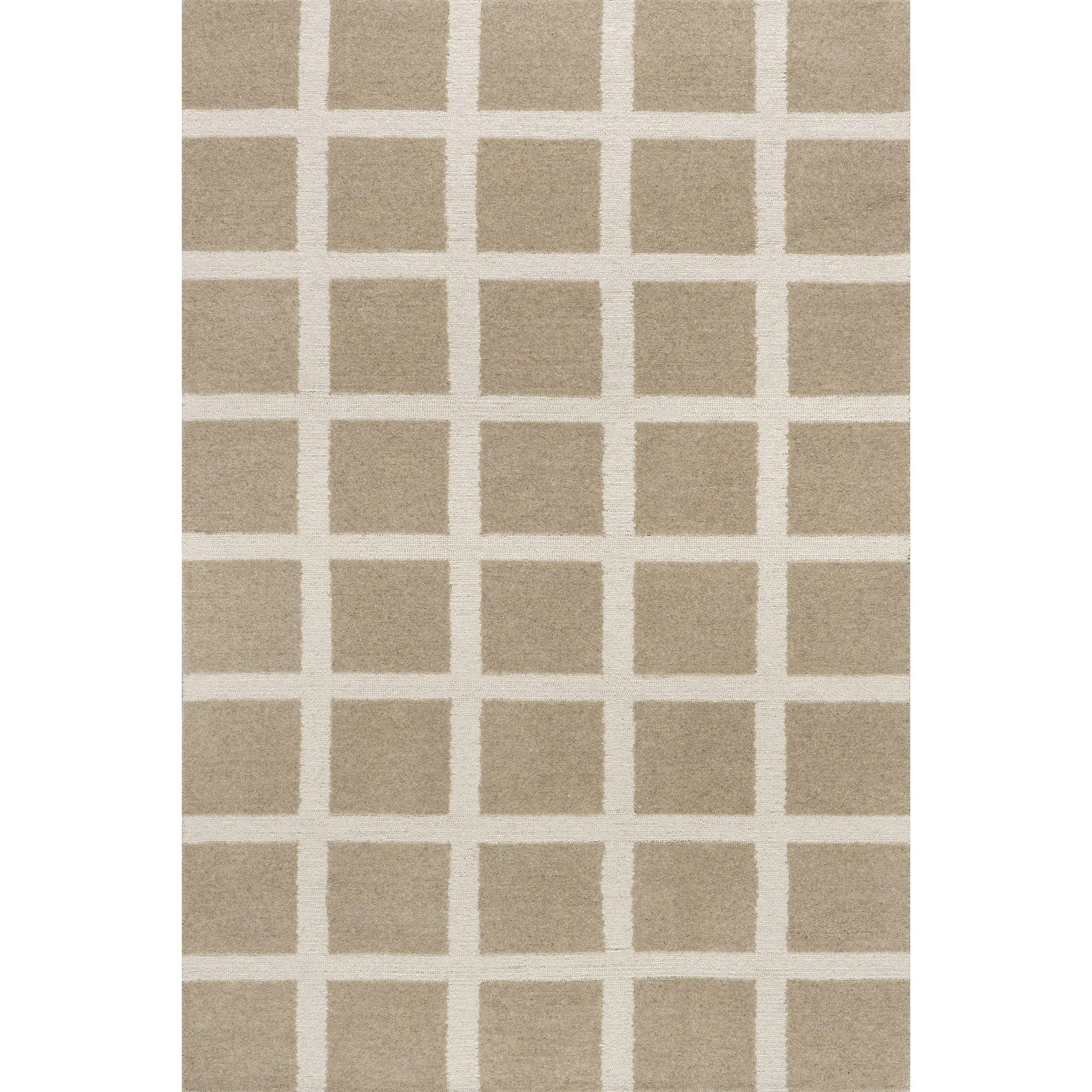 nuLOOM Nepenthe Checked Wool Area Rug