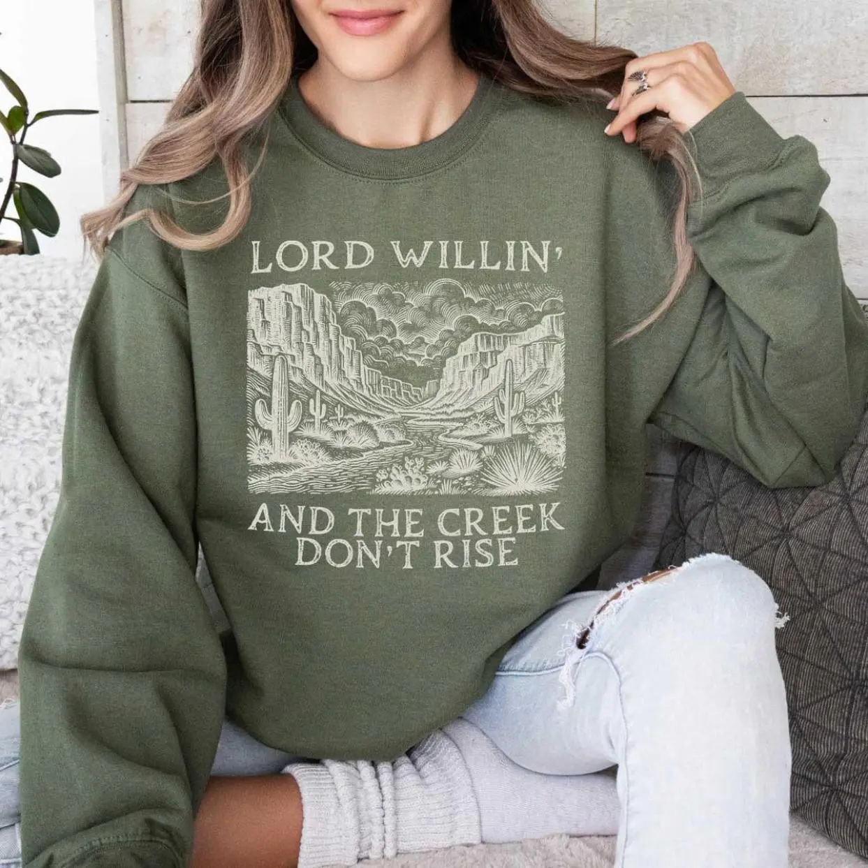 Lord Willing and the Creek Don’t Rise Shirt, Unisex T-Shirt, Sweatshirt, Hoodie, Retro Styles, Bring Back the Classics, Graphic