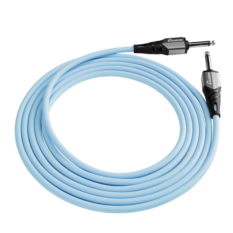 LEKATO Guitar Cable 10ft/3m Noise Reduction Professional Musical Instrument Cable Flexible Line for Electric Guitar Bass Trendy and Fashionable