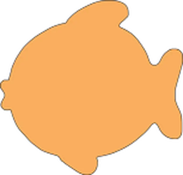 SHAPES ETC. Adhesive Fish Sticky Shape Notepad - 3" x 3", 50 Sticky Sheets, Crafted from Standard Paper, Adds a Unique Touch for Office Stationery Needs