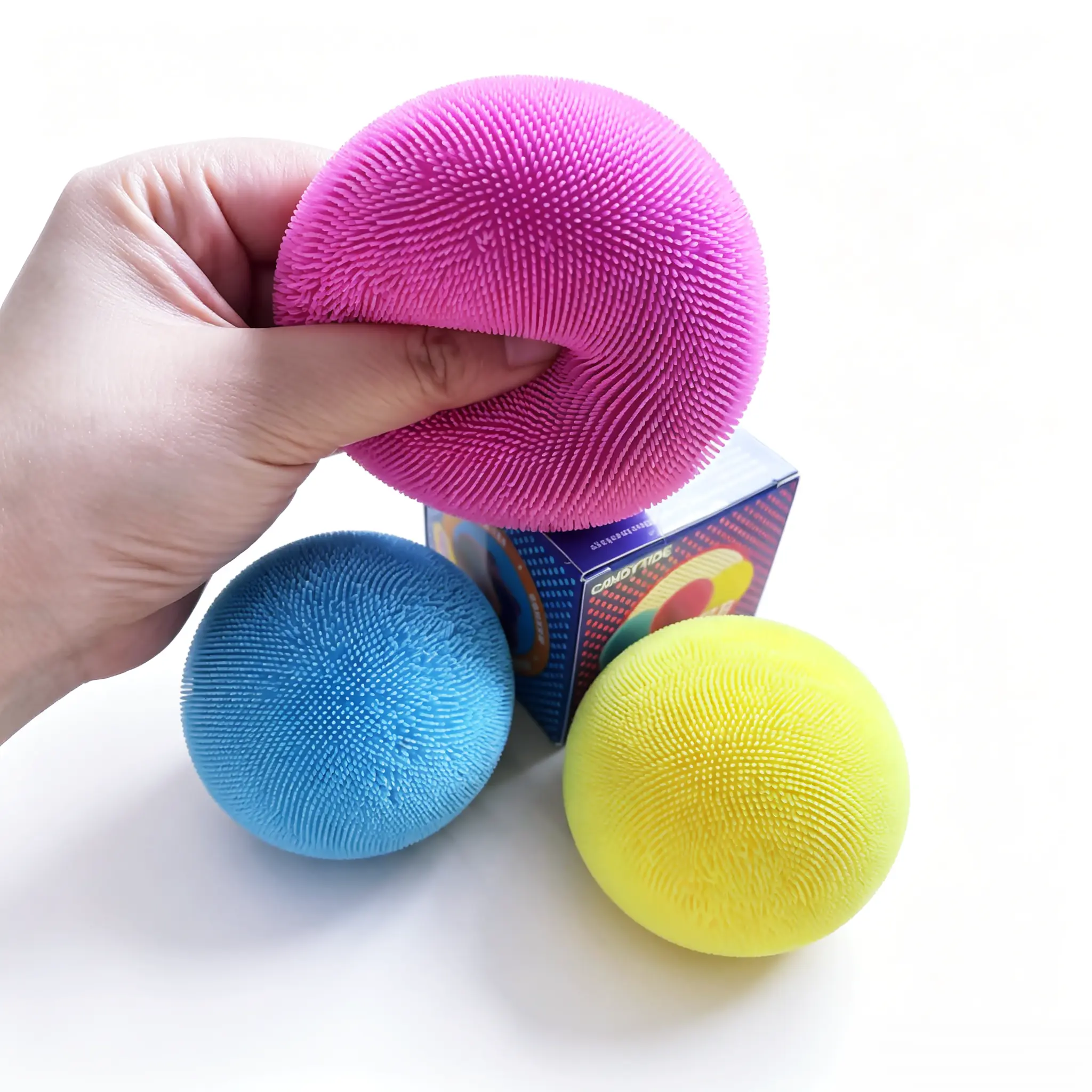 Squishy Stress Balls -Plush Ball Squishy, stress relief toy  Sensory Toys for Kids with Unique Needs - Fosters Creativity, Focus, and Fun - Great for Classrooms, Home, and Playtime birthday party favor gift fidget bet